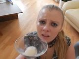 After Hardcore Anal Fucking, She Drinks a Cum from Her Ass - LilithPorn