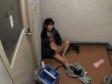 Japanese Cleaning Lady Ambushed On Stairway - LilithPorn