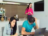 Concentrating On Studying Next To Girlfriends Hot Milf Step Mother - LilithPorn
