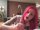 Handjob - Passionate Redhead Girl Gives Two Intense Orgasms on LilithPorn